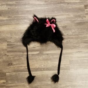 Furry Cat Ears Hat